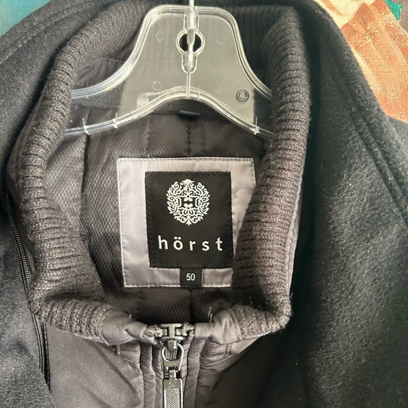 Horst Men’s Winter Jacket Pea Coat 50R Cashmere Wool Blend - Picture 16 of 16